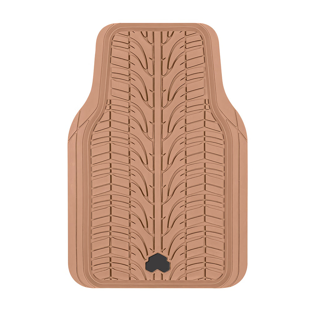 Grand Prix All-Weather Rubber Car Floor Mats β Trim to Fit, Black