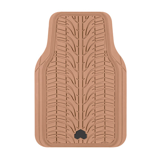Grand Prix All-Weather Rubber Car Floor Mats – Trim to Fit, Black