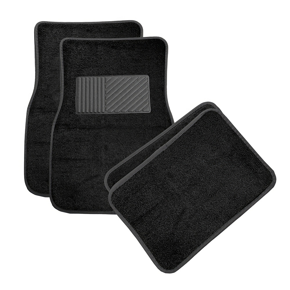 4PCS Universal Car Floor Mats, Waterproof Non-Slip All-Weather β Beige