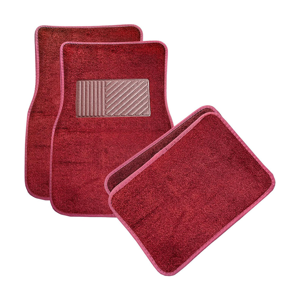 4PCS Universal Car Floor Mats, Waterproof Non-Slip All-Weather β Beige
